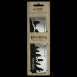 Herr der Ringe Leder Lesezeichen Fellowship Silhouette