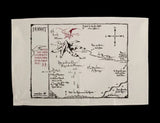 Der Hobbit Geschirrtuch Thorins Map 72 cm