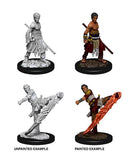 D&D Nolzur's Marvelous Miniatures Miniaturen unbemalt Male Half-Elf Monk Umkarton (6)