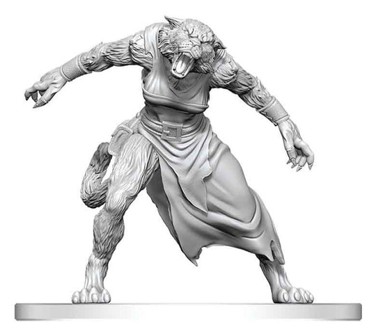 Pathfinder Battles Deep Cuts Miniatur unbemalt Weretiger 13 cm