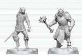 Dungeons & Dragons Nolzur's Marvelous Miniatures Miniatur unbemalt Drachengeborener Paladin & Drachengeborener Knappe 14 cm