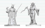Dungeons & Dragons Nolzur's Marvelous Miniatures Miniatur unbemalt Kultisten-Fanatiker & Hierophant 14 cm