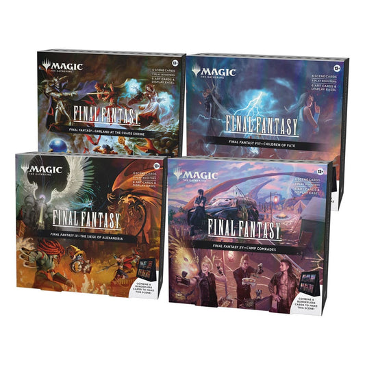 Magic the Gathering Final Fantasy Szenenboxen Display (4) englisch