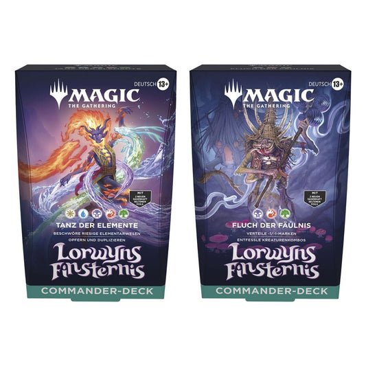 Magic the Gathering Lorwyns Finsternis Commander-Decks Display (4) deutsch