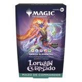 Magic the Gathering Lorwyn eclipsado Commander-Decks Display (4) spanisch