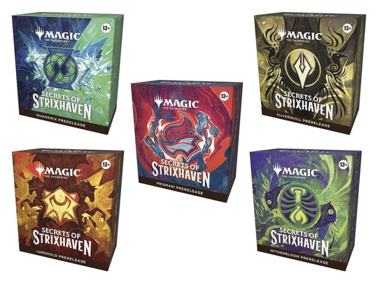Magic the Gathering Secrets of Strixhaven Prerelease Packs Umkarton (15) englisch