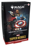 Magic the Gathering Marvel Super Heroes Commander Decks Umkarton (4) französisch