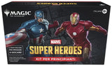 Magic the Gathering Marvel Super Heroes Einsteigerboxen Umkarton (3) italienisch