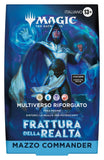 Magic the Gathering Frattura della Realtà Commander Deck Multiverse Reforged Assortment (4) italienisch