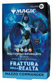 Magic the Gathering Frattura della Realtà Commander Deck Multiverse Reforged Assortment (4) italienisch