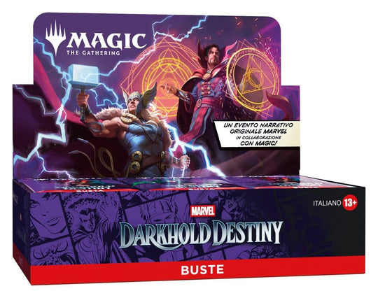 Magic the Gathering Marvel: Destino del Darkhold Play-Booster Display (30) italienisch