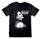 WWE T-Shirt Rhea Ripley Faded Photo Black Größe M