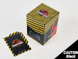 Jurassic Park TCG Deck Case Caution Black 10 cm