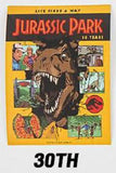 Jurassic Park TCG Kartenhüllen 30th Anniversary 9 cm