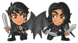 A Court of Thorns and Roses Vinyl Figur Azriel and Cassian 11 cm