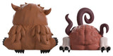 Baldur's Gate 3 Vinyl Figuren Us & Owlbear 4 cm