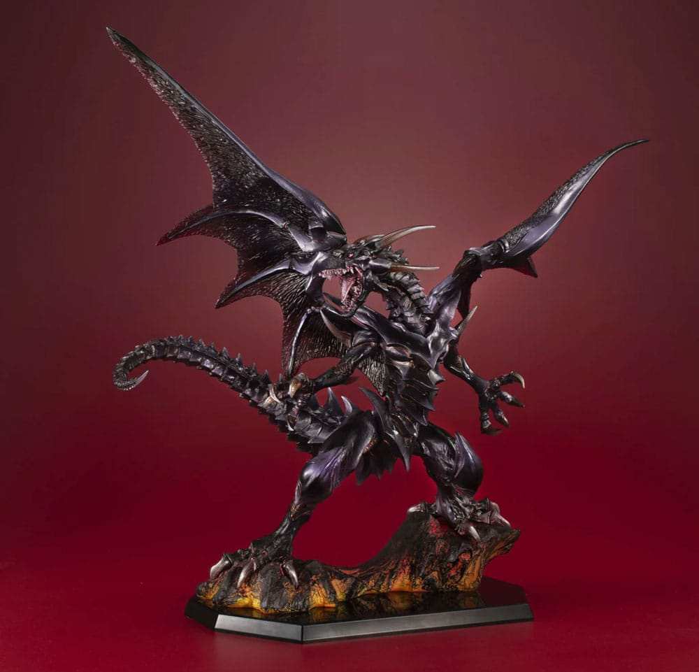 Yu-Gi-Oh! Duel Monsters Art Works Monsters PVC Statue Red-eyes Black Dragon Holographic Edition 32 cm - Smalltinytoystore