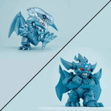 Yu-Gi-Oh! Duel Monsters Megatoon PVC Statue Blue Eyes White Dragon & Obelisk the Tormentor (with gift) - Smalltinytoystore