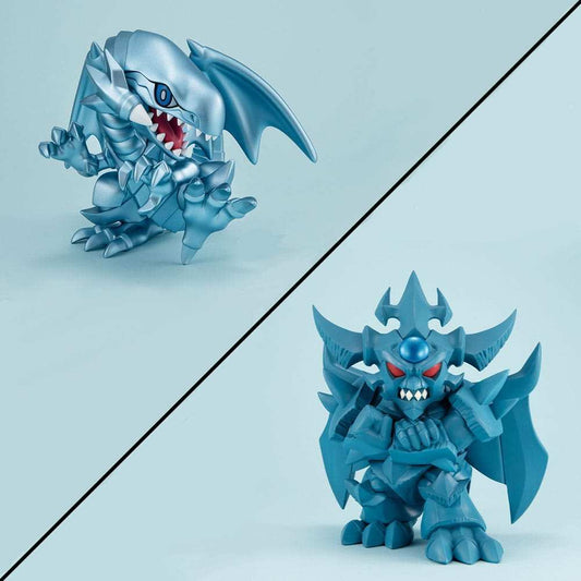 Yu-Gi-Oh! Duel Monsters Megatoon PVC Statue Blue Eyes White Dragon & Obelisk the Tormentor (with gift) - Smalltinytoystore