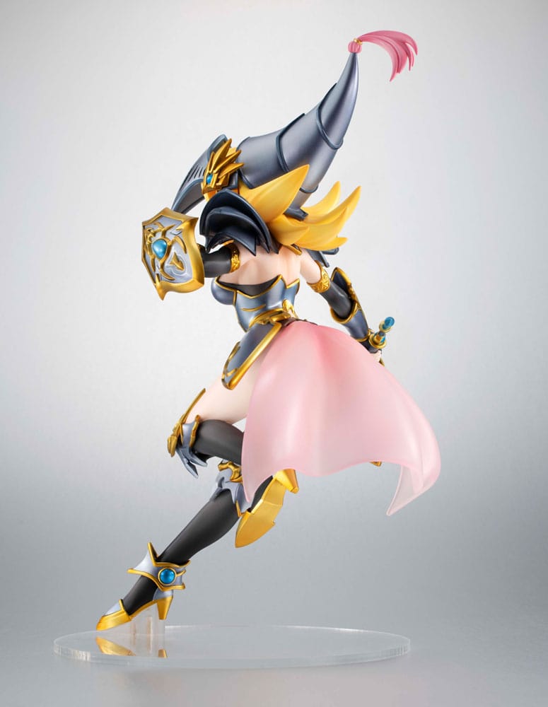 Yu-Gi-Oh! Duel Monsters Monsters Chronicle Art Works PVC Statue Dark Magician Girl the Dragon Knight 22 cm - Smalltinytoystore