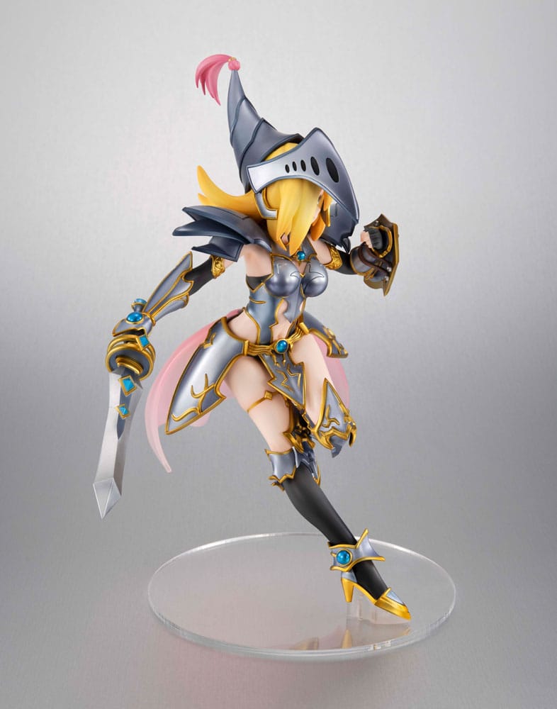 Yu-Gi-Oh! Duel Monsters Monsters Chronicle Art Works PVC Statue Dark Magician Girl the Dragon Knight 22 cm - Smalltinytoystore
