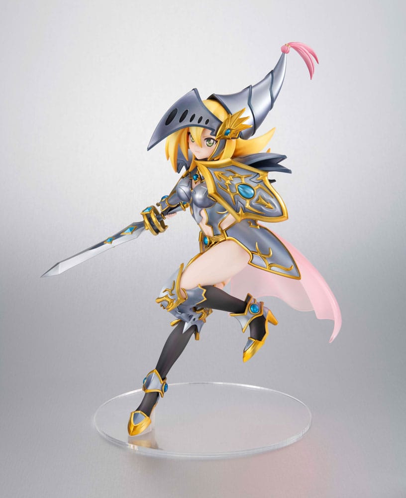 Yu-Gi-Oh! Duel Monsters Monsters Chronicle Art Works PVC Statue Dark Magician Girl the Dragon Knight 22 cm - Smalltinytoystore