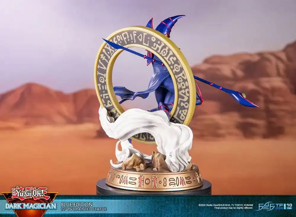 Yu-Gi-Oh! PVC Statue Dark Magician Blue Version 29 cm - Smalltinytoystore
