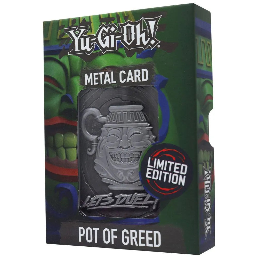 Yu-Gi-Oh! Replik Karte Pot of Greed Limited Edition - Smalltinytoystore