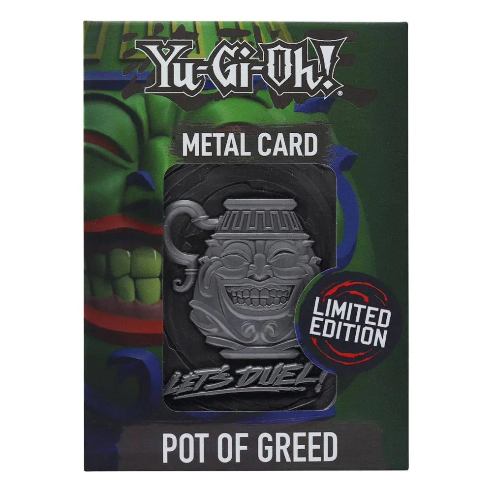 Yu-Gi-Oh! Replik Karte Pot of Greed Limited Edition - Smalltinytoystore