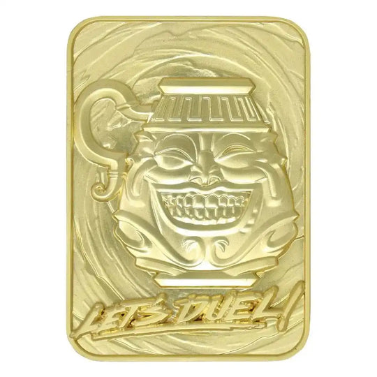 Yu-Gi-Oh! Replik Karte Pot of Greed (vergoldet) - Smalltinytoystore
