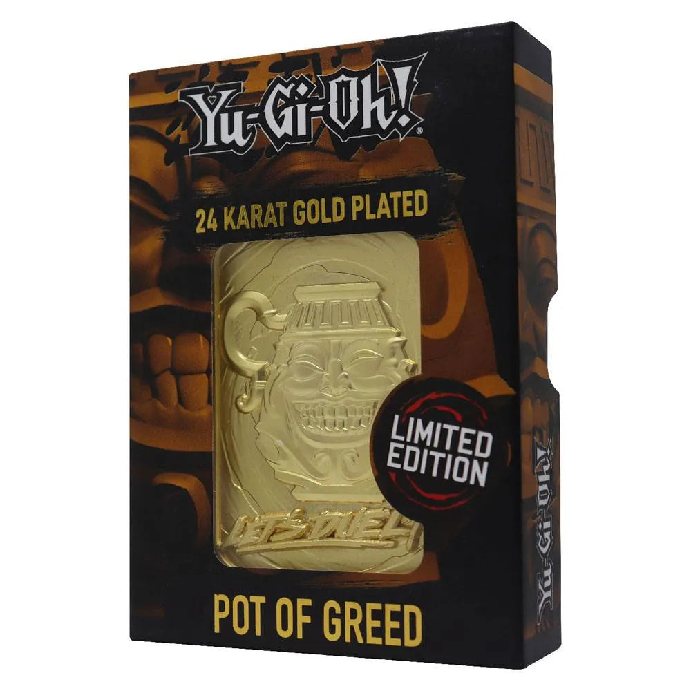 Yu-Gi-Oh! Replik Karte Pot of Greed (vergoldet) - Smalltinytoystore