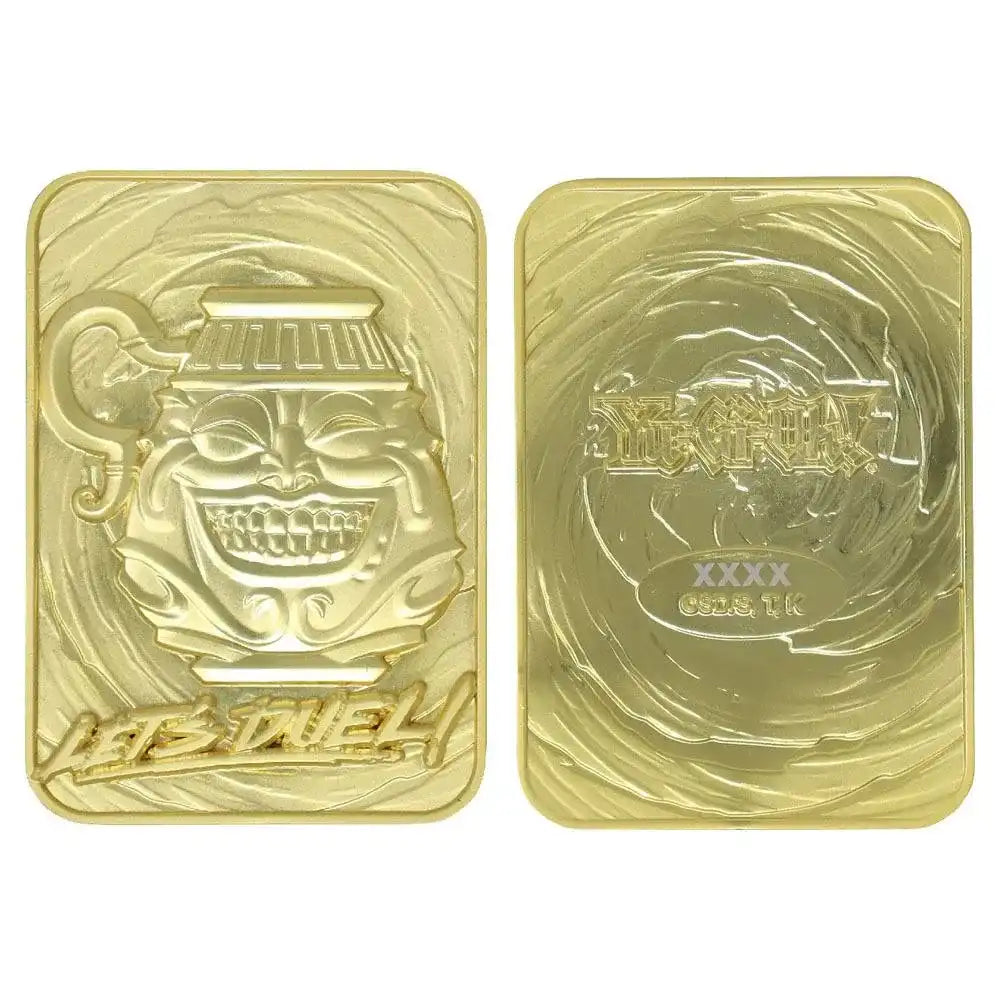 Yu-Gi-Oh! Replik Karte Pot of Greed (vergoldet) - Smalltinytoystore