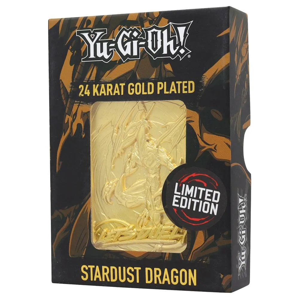 Yu-Gi-Oh! Replik Karte Stardust Dragon (vergoldet) - Smalltinytoystore