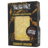 Yu-Gi-Oh! Replik Karte Stardust Dragon (vergoldet) - Smalltinytoystore