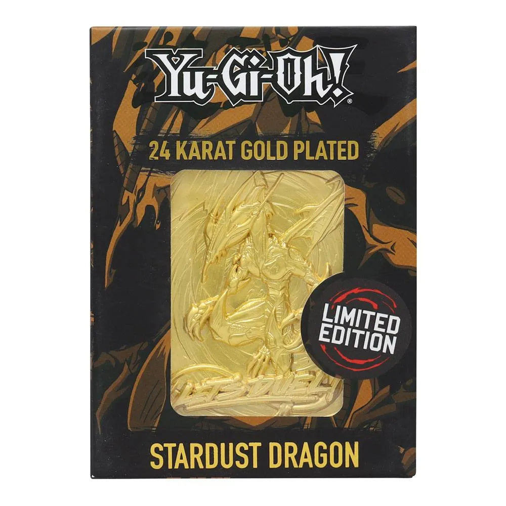 Yu-Gi-Oh! Replik Karte Stardust Dragon (vergoldet) - Smalltinytoystore
