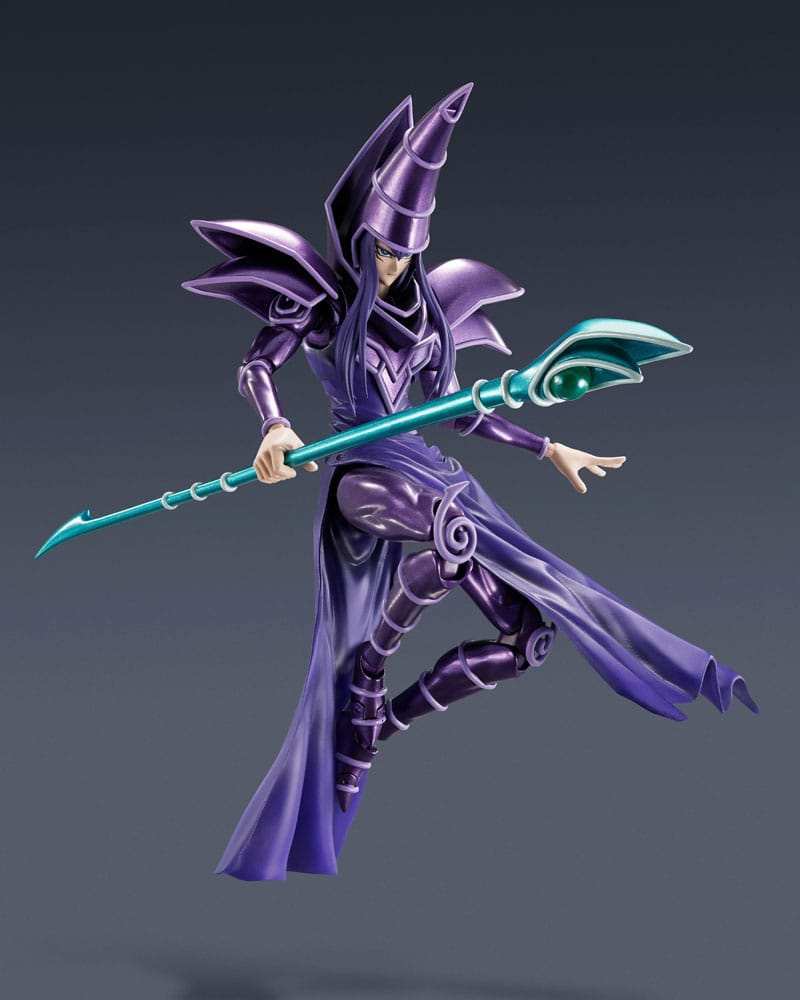 Yu-Gi-Oh! S.H. MonsterArts Actionfigur Dark Magician 19 cm - Smalltinytoystore
