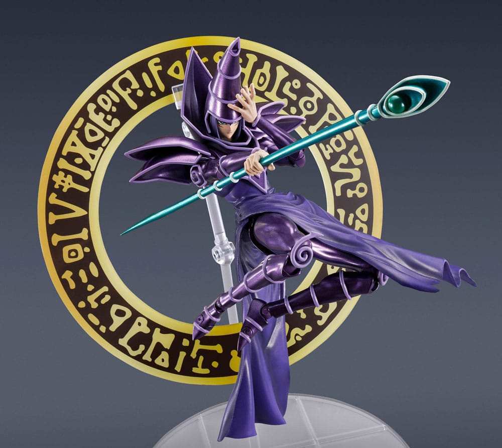 Yu-Gi-Oh! S.H. MonsterArts Actionfigur Dark Magician 19 cm - Smalltinytoystore