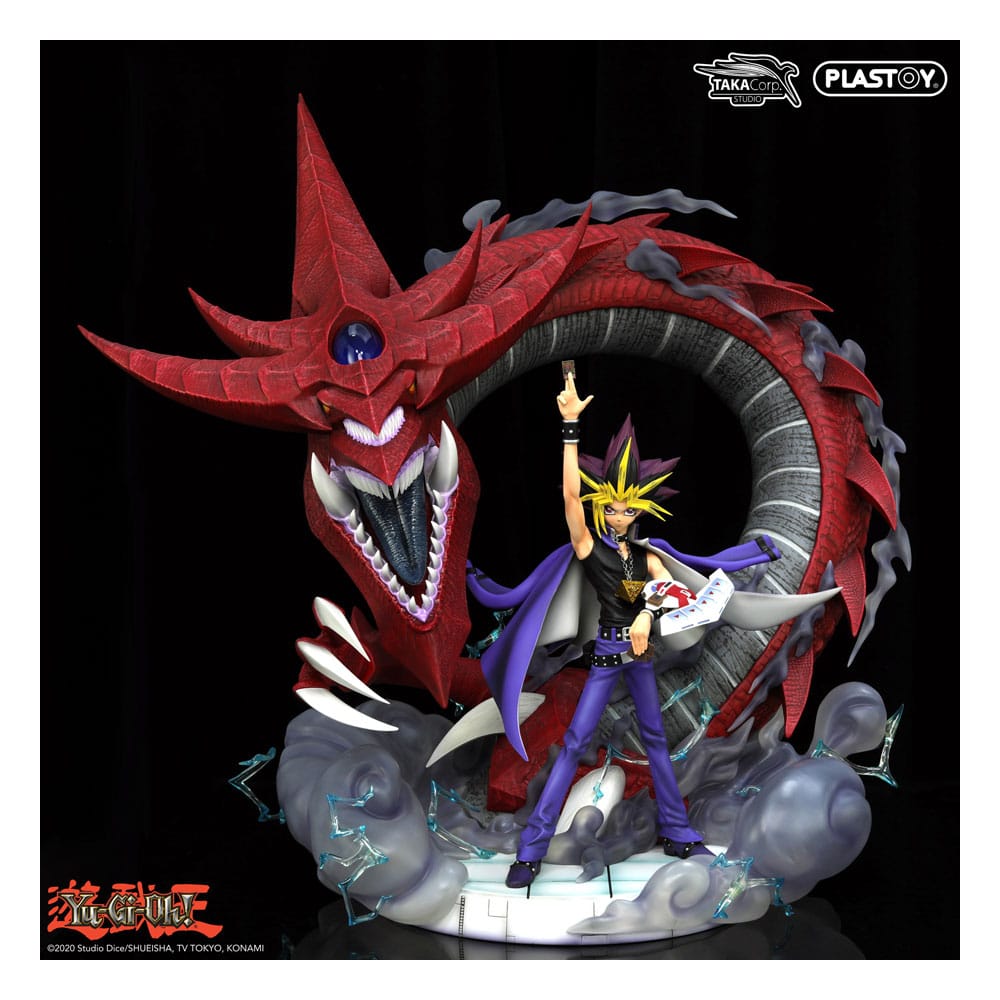 Yu-Gi-Oh! Statue Yami Yugi & Slifer 51 cm - Smalltinytoystore