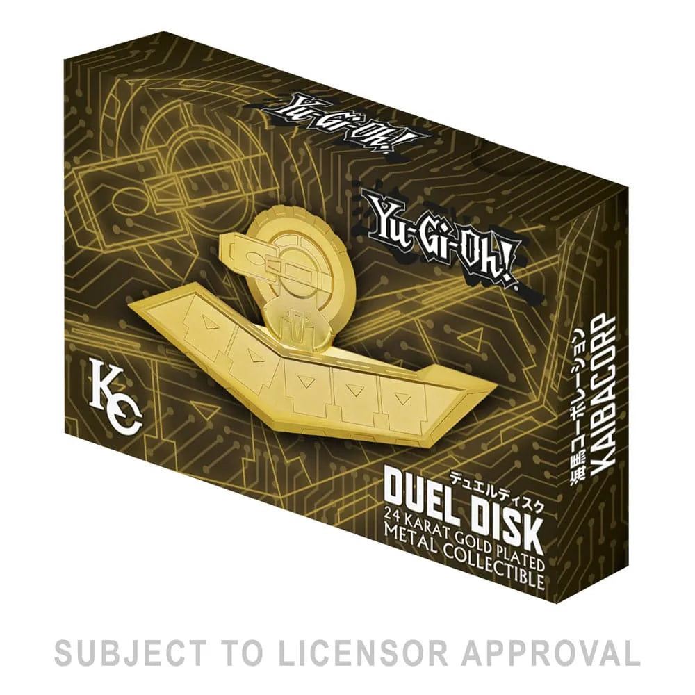 Yu-Yu-Gi-Oh! 24K Gold Plated Duel Disk Mini Replica 18 cm - Smalltinytoystore