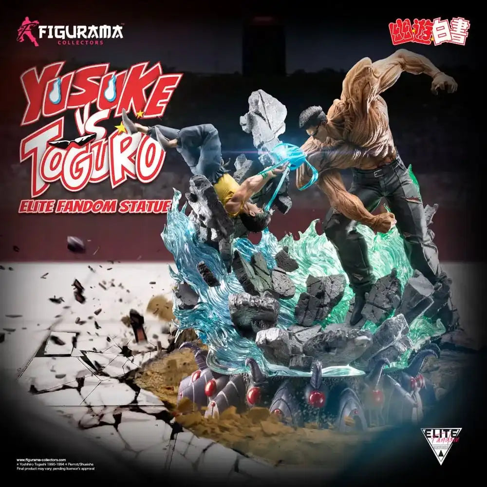Yu Yu Hakusho Elite Exclusive Statue 1/6 Yusuke vs Toguro 59 cm - Smalltinytoystore
