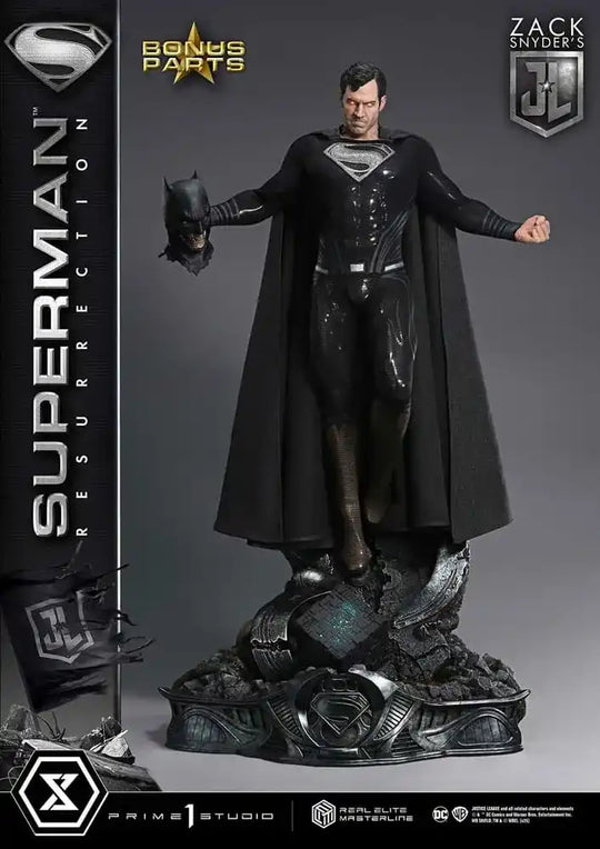 Zack Snyder's Justice League Real Elite Masterline Series Statue 1/3 Superman Resurrection Deluxe Bonus Ver. 95 cm - Smalltinytoystore