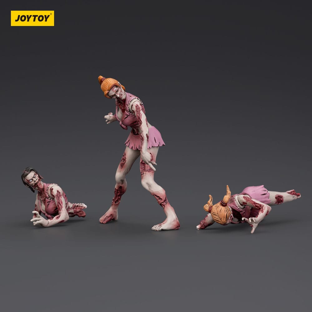 Zombie Dark Source Actionfiguren 3er-Pack Cheer Leaders 8 cm - Smalltinytoystore