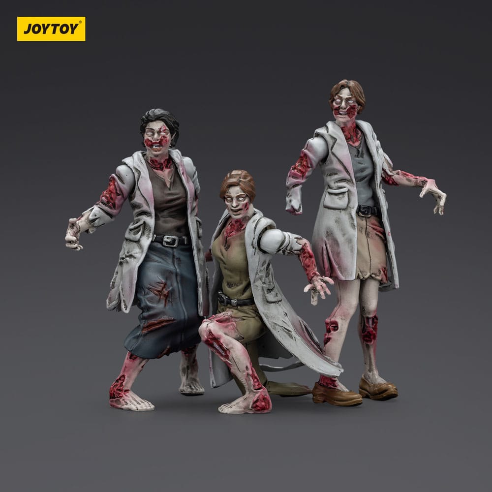 Zombie Dark Source Actionfiguren 3er-Pack Medics 8 cm - Smalltinytoystore