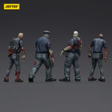 Zombie Dark Source Actionfiguren 4er-Pack Police (Male) 8 cm - Smalltinytoystore