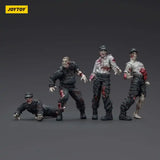 Zombie Dark Source Actionfiguren 4er-Pack Security Guards 8 cm - Smalltinytoystore