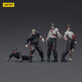 Zombie Dark Source Actionfiguren 4er-Pack Security Guards 8 cm - Smalltinytoystore