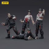 Zombie Dark Source Actionfiguren 4er-Pack Security Guards 8 cm - Smalltinytoystore