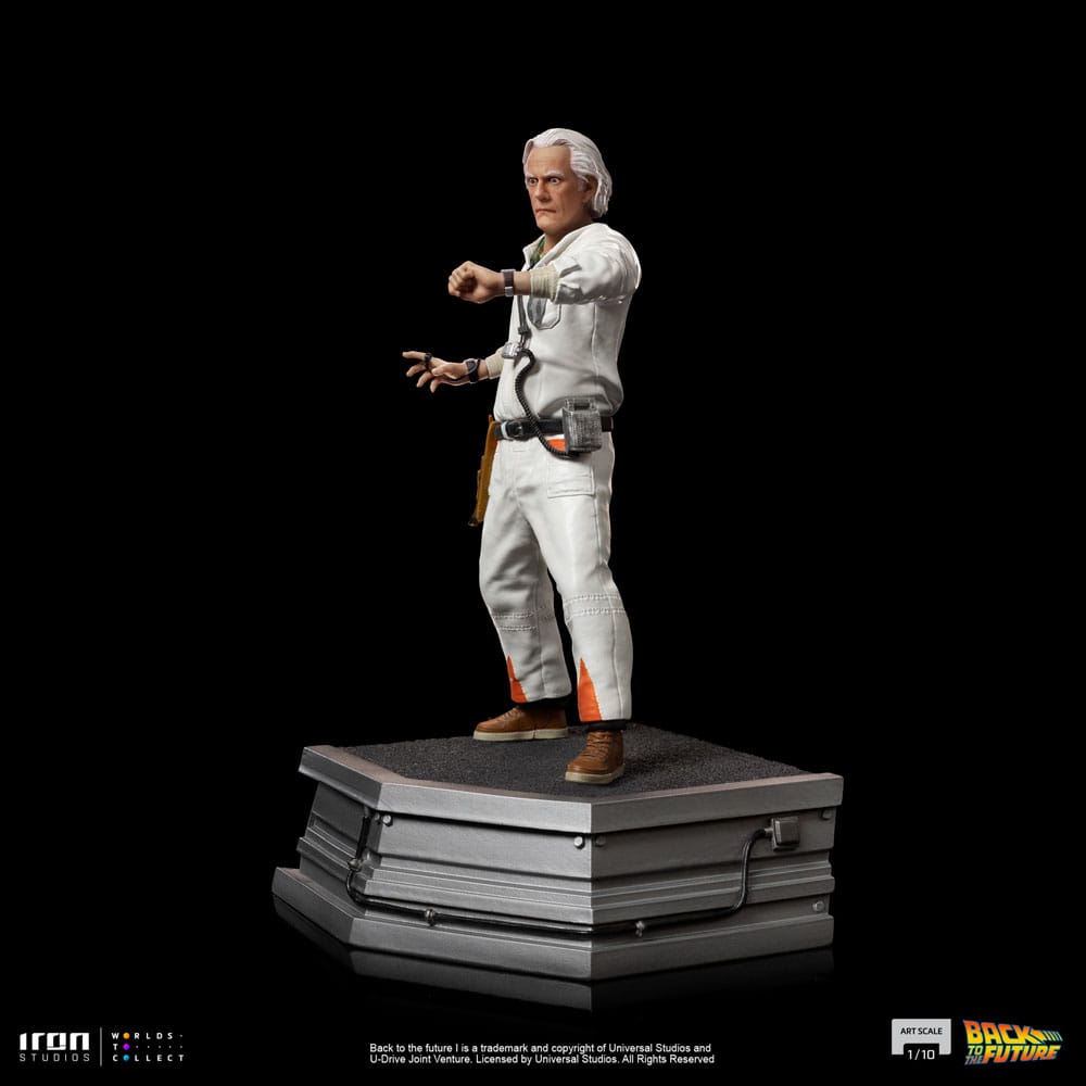 Zurück in die Zukunft Art Scale Statue 1/10 Doc Brown 22 cm - Smalltinytoystore