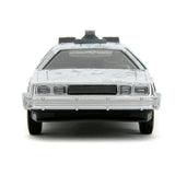 Zurück in die Zukunft Hollywood Rides Diecast Modell 1/32 DeLorean Time Machine Frost - Smalltinytoystore