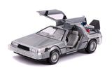 Zurück in die Zukunft II Hollywood Rides Diecast Modell 1/24 DeLorean Time Machine - Smalltinytoystore